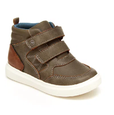 Stride Rite Little Kid's Cedric Sneaker In Brown