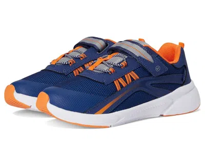 Stride Rite M2p Journey 3.0 (infant/little Kid) Boys Shoes Navy : 2.5 Little Kid Xw, Leather In Blue