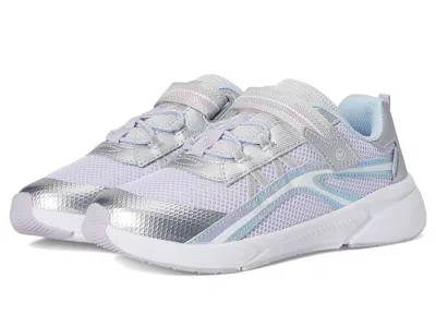 Stride Rite M2p Journey 3.0 (infant/little Kid) Girls Shoes Silver Sparkle : 10.5 Little Kid W, Leather In Gray