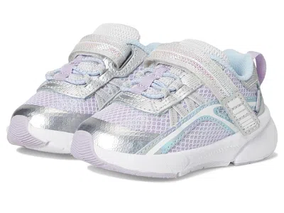 Stride Rite Kids' M2p Journey 3.0 (toddler) Girl's Shoes Silver Sparkle : 5 Toddler Xw, Leather
