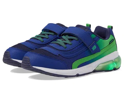 Stride Rite M2p Surge Bounce (little Kid) Boy's Shoes Navy/green : 12.5 Little Kid M, Rubber In Blue