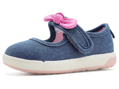 Stride Rite Ms Rachel Hi Friends Mary Jane (toddler) Kid's Shoes Denim : 8 Toddler M, Textile In Blue