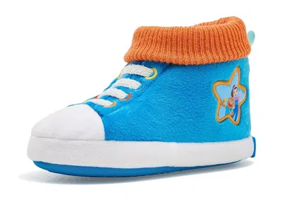 Stride Rite Ms. Rachel High-top Slippers (toddler/little Kid) Kids Shoes Blue: Sm (5-6 Toddler) M, Cotton