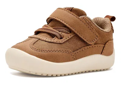 Stride Rite Nick 2.0 (infant/toddler) Kid's Shoes Tan : 4 Toddler M, Synthetic In Brown