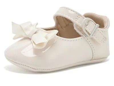 Stride Rite Pw Bonnie (toddler/little Kid) Kid's Shoes Ivory: 2 Infant M, Leather In Neutral