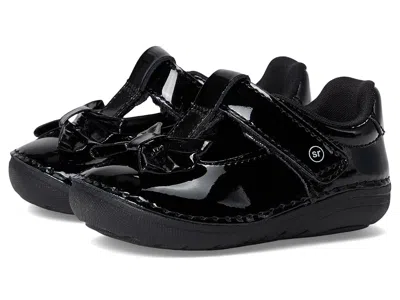 Stride Rite Sm Ashtyn(infant/toddler) Kid's Shoes Black Patent : 3.5 Toddler Wide, Leather