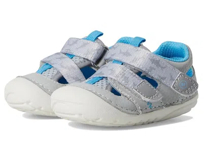 Stride Rite Sm Gaia (infant/toddler) Kids Shoes Grey : 6 Toddler M, Leather In Gray