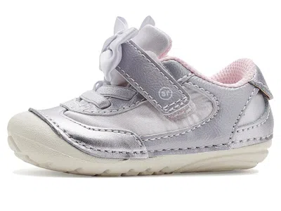 Stride Rite Sm Jules (toddler/infant) Kid's Shoes Silver Lavender : 3 Infant M, Leather