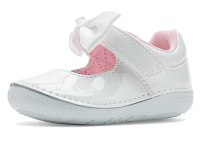 Stride Rite Sm Solange (infant/toddler) Kid's Shoes White : 3 Infant W, Leather