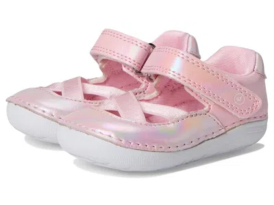 Stride Rite Kids' Sm Theresa (infant/toddler) Girls Shoes Pink Shimmer : 4.5 Toddler W, Leather