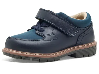 Stride Rite Sr Alastair (toddler/little Kid) Kid's Shoes Navy: 6 Toddler W, Leather In Blue