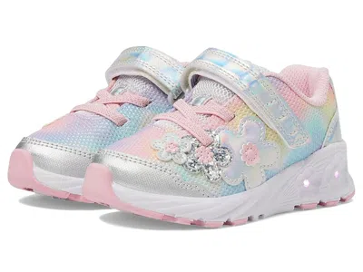 Stride Rite Kids' Sr Lighted Glimmer 2.0 - Adapt (toddler) Girls Shoes : 8.5 Toddler Xw, Synthetic In Multi