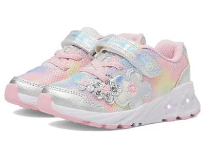 Stride Rite Kids' Sr Lighted Glimmer 2.0 (toddler) Girls Shoes : 9 Toddler M, Synthetic In Multi