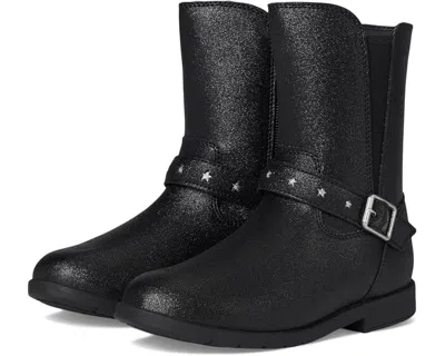 Stride Rite Sr Lizz Cg039002 Boot Kids Black Leather Mid Calf Western Zogg701