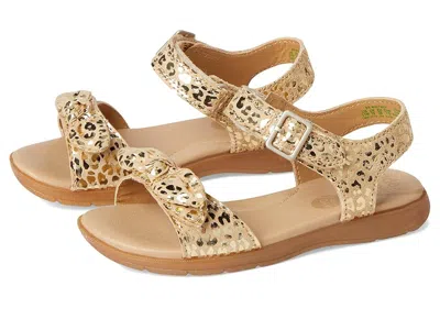 Stride Rite Sr Whitney (little Kid) Girl's Shoes Leopard : 1 Little Kid W, Leather In Brown