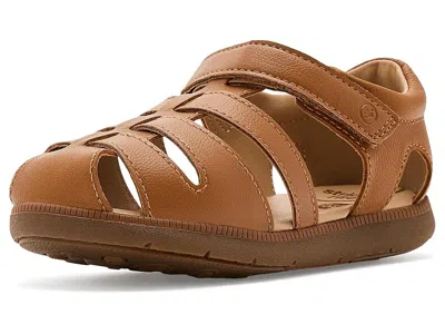 Stride Rite Srt Archie 2.0 (toddler) Kid's Shoes Tan : 4 Toddler M, Leather In Brown