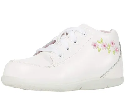 STRIDE RITE SRT EMILIA (INFANT/TODDLER) GIRLS SHOES WHITE : 7 TODDLER XW, LEATHER