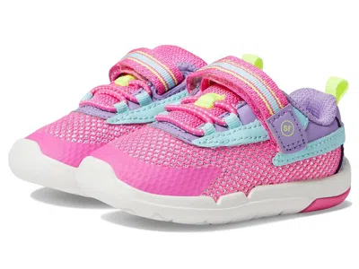 Stride Rite Kids' Srt Ian (toddler) Girl's Shoes Pink : 9.5 Toddler M, Leather/synthetic/textile