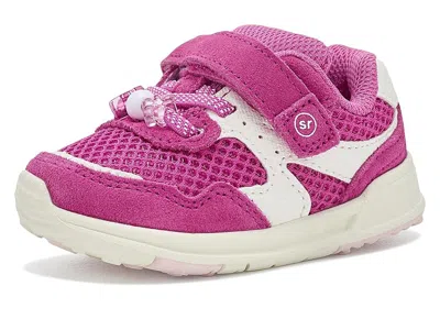 Stride Rite Srt London Runner (toddler) Kid's Shoes Rose: 6.5 Toddler W, Leather In Pink