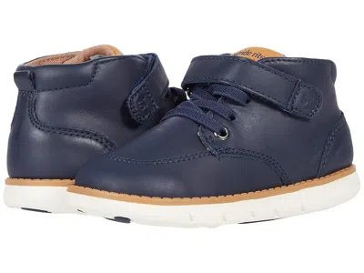 Stride Rite Kids' Srt Quinn (toddler) Boy's Shoes Navy : 7.5 Toddler W, Leather In Blue