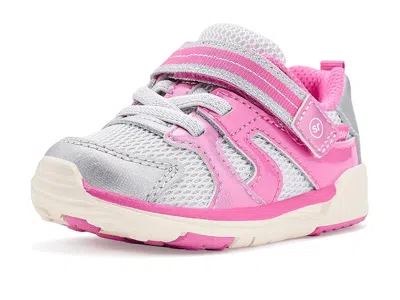 Stride Rite Srt Velocity (toddler) Kid's Shoes Metallic Pink : 4 Toddler M, Leather