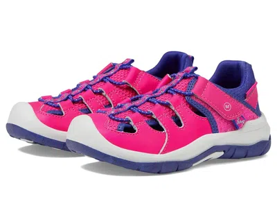 Stride Rite Srt Wade 2.0 (little Kid) Girl's Shoes Hot Pink : 13 Little Kid M, Synthetic/textile In Multi