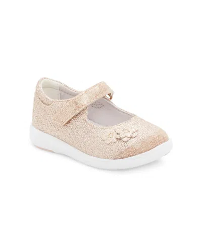 Stride Rite Kids' Little Girls Holly Synthetic Shoes In Rose Gold