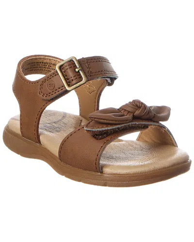 Stride Rite Whitney Leather Sandal In Brown