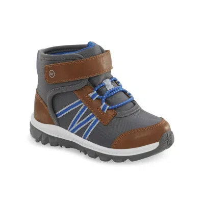 Stride Rite Kids' Youth  Freya Kb027702 Boots Gray Brown Ankle Bootie Htat270