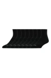Strideline 8-pack Crew Socks In Black