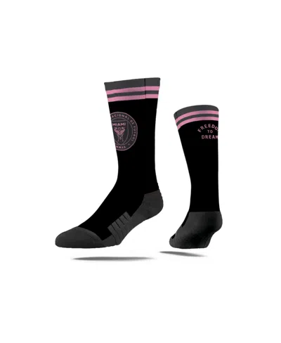 Strideline Men's And Women's Inter Miami Cf Jersey Hook Premium Crew Socks In White
