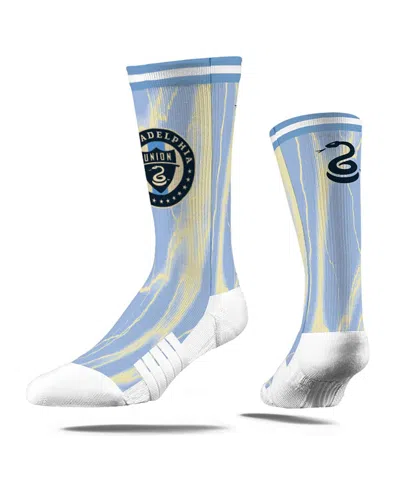 Strideline Men's And Women's Philadelphia Union 2025 Jersey Hook Premium Crew Socks In Blue