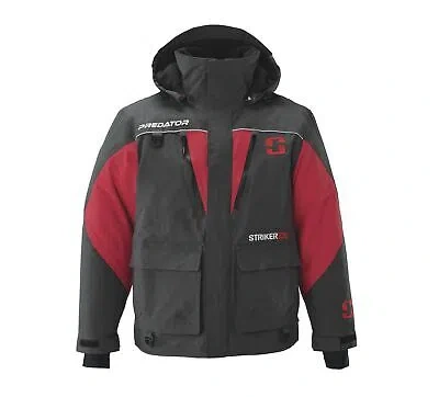 Pre-owned Striker Men's Predator Jacket Charcoal/red