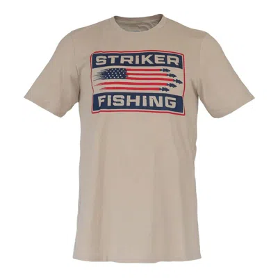 Striker Men's  Fish Flag T-shirt In Gray