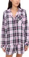 Stripe & Stare Ecovero Pajama Top No Grey Days In Pink