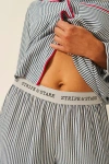 Stripe & Stare Ecovero Pyjama Bottoms In Blue