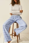 Stripe & Stare Ecovero Pyjama Bottoms In Blue Check