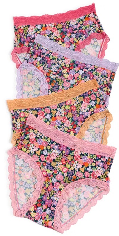 Stripe & Stare High Rise Botanic Bloom Briefs 4 Pack Botanic Bloom