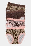 Stripe & Stare High Rise Knicker Four Pack In Multi