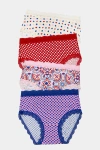 Stripe & Stare High Rise Knicker Four Pack In Multi