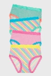 Stripe & Stare High Rise Knicker Four Pack In Multi