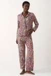 Stripe & Stare Long Pyjama Set In Multi