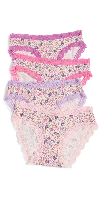 Stripe & Stare Original Knicker Four Pack Lavender Haze Lavender Haze In Multi
