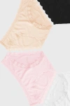 Stripe & Stare Original Knicker Four Pack In Sand Essentials