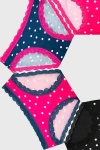 Stripe & Stare Original Knicker Four Pack In Vintage Spot