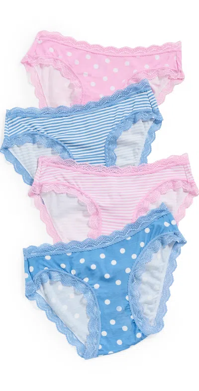 Stripe & Stare The Original Knicker 4 Pack Spots & Stripes Spots & Stripes In Multi