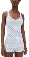 Stripe & Stare X Marea Lace Cami Marea Flower Sprig In White