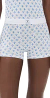 Stripe & Stare X Marea Womens Boxers Marea Flower Sprig In White