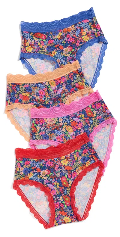 Stripe & Stare High Rise Four Pack Full Bloom