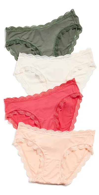 Stripe & Stare Original Knicker Panties 4 Pack Modern Neutrals